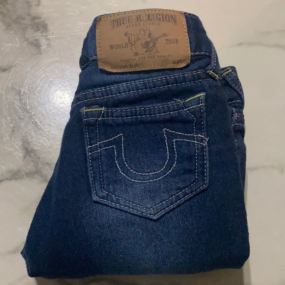 True Religion Jean Shorts // Toddler SZ 4 - Picture 1 of 10
